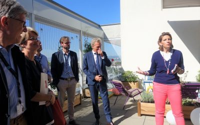 Inauguration du “Jardin de Vie” du service de pédopsychiatrie de l’HFME à Lyon