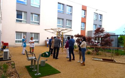 Inauguration du “Jardin de Vie” de la Résidence Marie Romier à La Talaudière (42)