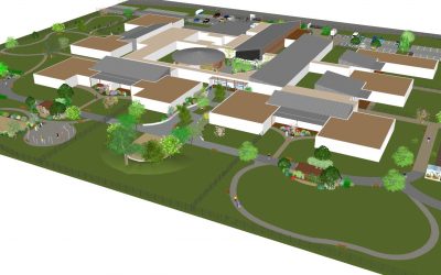 Conception finalisée pour le « Jardin de Vie » du Complexe Grand Ouest à Beaurepaire (38)