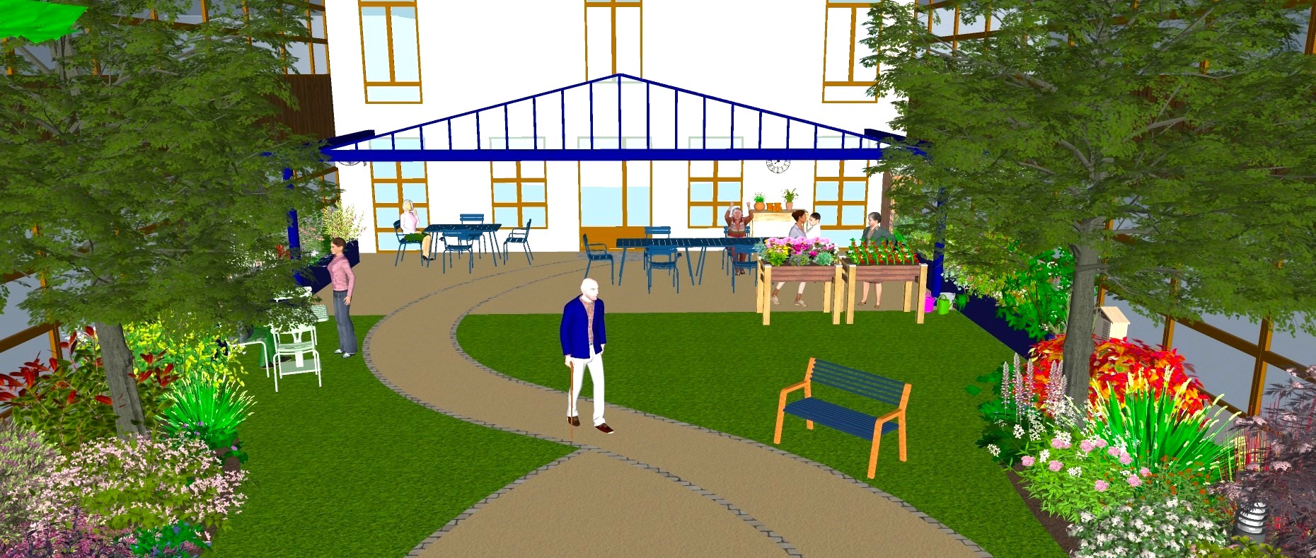 Un "Jardin de Vie" pour l'UVP de la Résidence Fontelune à Ambérieu en