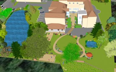 Première phase de travaux du Jardin de Vie du Foyer La Chevanière à Charnay lès Mâcon (71)