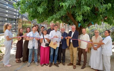 Inauguration des « Terrasses thérapeutiques » du Pôle PSYPA au CH du Vinatier (69)